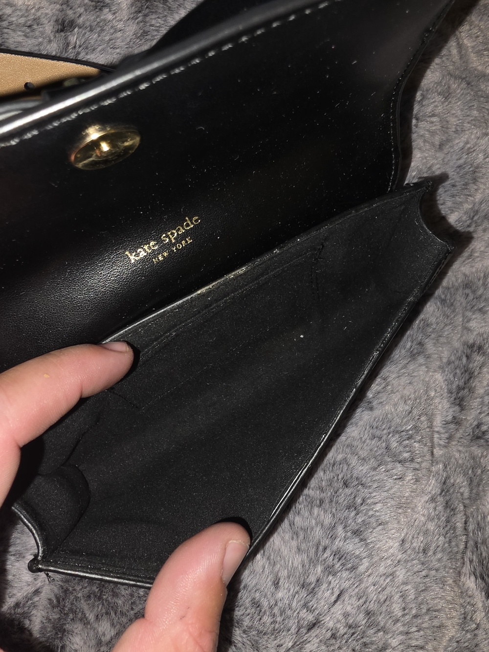 NWOT Kate Spade Black Bow Belt Bag - Picture 3 of 7
